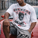 Born For This White Shirt - Rhinestones