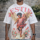 Destiny White Shirt - Rhinestones