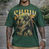 Show Must Go On Hunter Shirt - Rhinestones