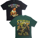 Born For This Black Shirt and Show Must Go On Hunter Green Shirt Combo