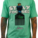 Stay Focused King Mint Tee