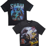 Show Must Go On Black Shirt and Born to Burn Black Shirt Combo