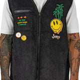 All Smiles Corduroy Zip Vest