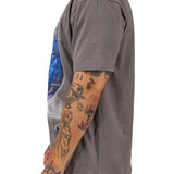 ALPHA WOLF CHENILLE GREY TEE