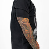 ALPHA WOLF CHENILLE BLACK TEE