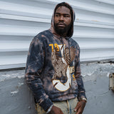 Reach For the Stars Rust Wash Hoodie