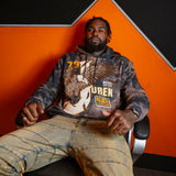 Reach For the Stars Rust Wash Hoodie