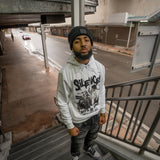 Silence White Hoodie