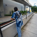Reach For the Stars Navy Wash Tee