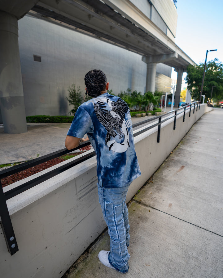 Reach For the Stars Navy Wash Tee