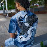Reach For the Stars Navy Wash Tee
