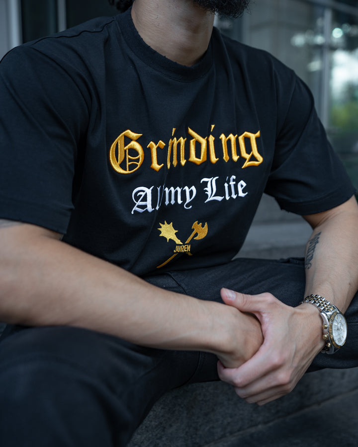 Grinding All My Life Embroidered Tee