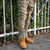 Medium Sand Wash Denim Jeans