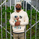 Warrior Tribe Natural Hoodie