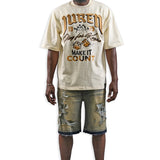 Make It Count Cream Shirt