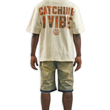 Catching A Vibe Cream Shirt