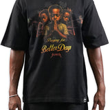 Praying For Better Days Shirt, Black Deni Shorts and Trucker Hat Combo