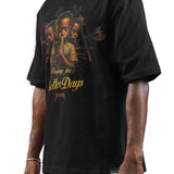 Praying For Better Days Shirt, Black Deni Shorts and Trucker Hat Combo