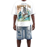 Catching A Vibe White Shirt