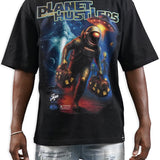 Planet Of The Hustlers Black 2 Shirt, Black Denim Shorts and Trucker Hat Combo