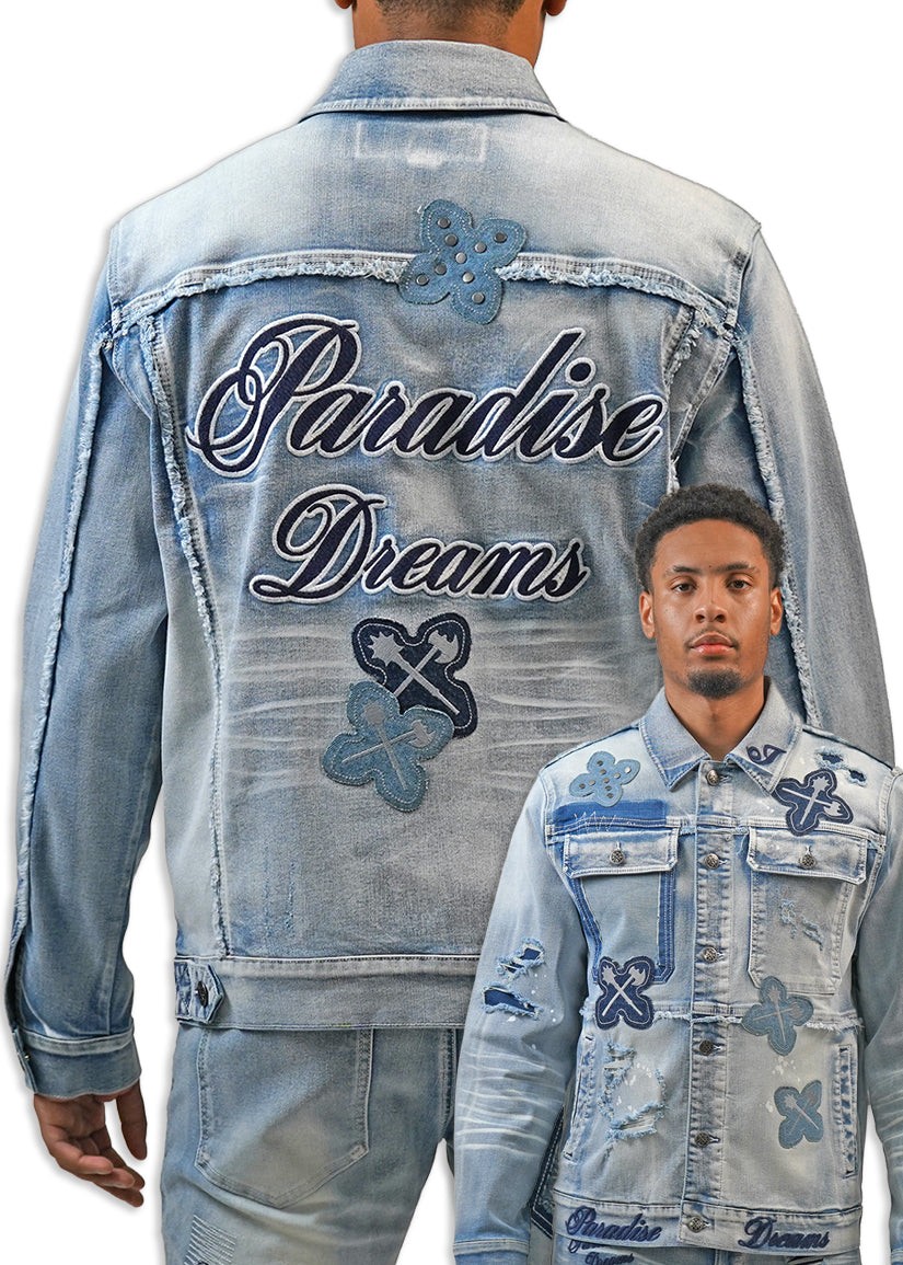 All Denim Jacket Paradise Dream Patch
