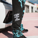 Calm Within The Storm Shirt, Sweat Pants and Trucker Hat Combo Black (Shoes Not Included)