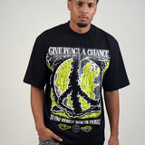 Give Peace A Chance Black and Jeans Combo (Shoes Not Included)
