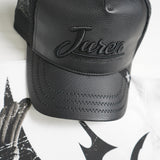 Free Your Mind White T-Shirt, Grey Denim Jeans and Leather Trucker Hat  Combo (Shoes Not Included)