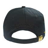 God Bless The Real Strapback Hat Black