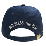 God Bless The Real Strapback Hat Navy