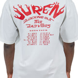 BLOCKING OUT THE BAD VIBES WHITE TEE
