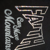 Faith Can Move Mountains Shirt, Sweat Pants and Trucker Hat Combo (Shoes Not Included)