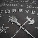 JUREN FOREVER BLACK CREWNECK