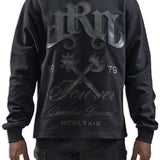 JUREN FOREVER BLACK CREWNECK