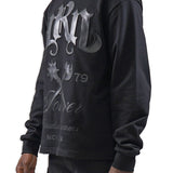 JUREN FOREVER BLACK CREWNECK