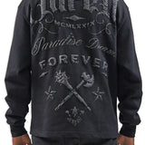 JUREN FOREVER BLACK CREWNECK