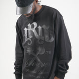 JUREN FOREVER BLACK CREWNECK