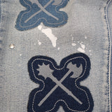 Juren Forever Shirt, Denim Jeans and Denim Hat Combo