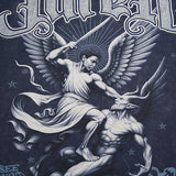 Destroy Your Demons Crewneck, Denim Jeans and Denim Hat Combo