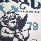 Paradise Dream White Shirt, Denim Jeans and Denim Hat Combo