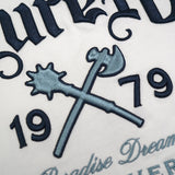 Paradise Dream White Shirt, Denim Jeans and Denim Hat Combo