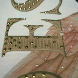 Destiny Cream Shirt - Rhinestones