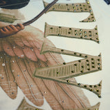 Destiny Cream Shirt - Rhinestones