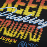 Challenge Yourself Black Shirt - Rhinestones