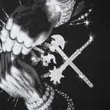 Pressure Makes Kings Black Shirt - Rhinestones