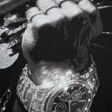 Pressure Makes Kings Black Shirt - Rhinestones