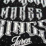 Pressure Makes Kings Black Shirt - Rhinestones