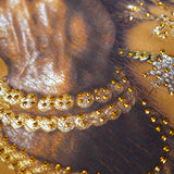 Pressure Makes Kings Brown Shirt - Rhinestones