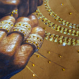 Pressure Makes Kings Brown Shirt - Rhinestones