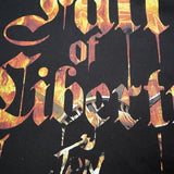 Fall Of Liberty Black Shirt - Rhinestones